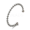 Non-Tarnish 304 Stainless Steel Open Cuff Bangle LS-BJEW-D021-01A-P-2