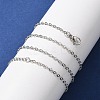 Brass Cable Chains Necklaces for Women NJEW-D302-47P-1