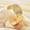 304 Stainless Steel Cuff Bangles BJEW-B108-13G-1
