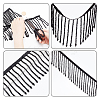AHADEMAKER 1 Yard Glass Beaded Tassel Ribbon OCOR-GA0001-50B-3
