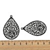 Spray Printed 430 Stainless Steel Pendants STAS-P359-01F-3