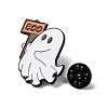 Halloween Ghost with BOO Sign Zinc Alloy Enamel Pin Brooches JEWB-Q044-02C-3