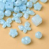 Opaque Acrylic Beads OACR-YW0001-73G-1