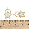 Natural Shell Pendants STAS-P366-15G-3