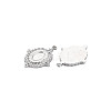 304 Stainless Steel Pendant Enamel Settings STAS-N097-125P-2