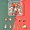 40Pcs Christmas Theme Alloy Enamel Pendants ENAM-FS0004-19-6