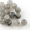 Round Imitation Gemstone Acrylic Beads OACR-R029-12mm-04-1