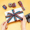 5 Rolls 5 Styles Glitter Vinyl Heat Transfer Film OCOR-GA0001-08-3