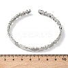 Brass Micro Pave Cubic Zirconia Bangles BJEW-C144-02P-5