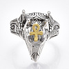 Alloy Wide Band Rings X-RJEW-T006-07-3