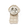 Dog Enamel Pin with Brass Butterfly Clutches JEWB-A006-01A-2