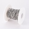 Tarnish Resistant 304 Stainless Steel Cable Chains CHS-E020-01P-3