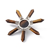 Chakra Natural Tiger Eye Energy Tower Pyramid G-L524-08P-02-3