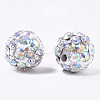Pave Disco Ball Beads RB-T017-02-28-2