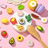 16Pcs 16 Styles Food Grade Eco-Friendly Silicone Focal Beads SIL-CJ0001-27-5