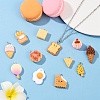 24Pcs 12 Styles Opaque Resin Pendants CRES-YW0001-34-5