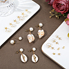 304 Stainless Steel Stud Earring Findings EJEW-SP0001-17B-3