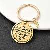 Valentine's Day Brass & 201 Stainless Steel Keychain KEYC-YW00097-06-1