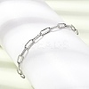 4MM 304 Stainless Steel Textured Paperclip Chain Bracelets for Man and Women SA-CBAB767-13P-3