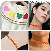 4 Cards 2 Styles  Polyester Wavy Fringe Trim Ribbon DIY-GF0009-48G-5