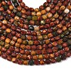 Natural Picasso Stone/Polychrome Jasper Beads Strands G-A260-A24-01-2