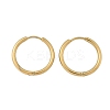 Ion Plating(IP) 304 Stainless Steel Huggie Hoop Earrings X-EJEW-F111A-20mm-G-2