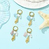 2 Pairs 304 Stainless Steel Hoop Earrings EJEW-JE07007-1
