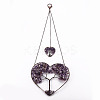Natural Amethyst Big Pendants G-T133-R07B-1