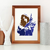 1Pc PET Hollow Out Drawing Painting Stencils DIY-FG0005-25A-7