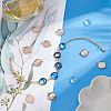 DIY Blank Dome Flat Round Link Connector Making Kit DIY-UN0003-77B-RG-4