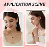 DIY Round Imitation Acrylic Pearl and Glass Beads Jewelry Making Finding Kits DIY-SP0002-78E-4