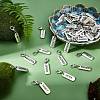 48Pcs 12 Styles Tibetan Style Alloy Rectangle Pendants TIBEP-SC0001-75AS-4