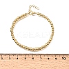 4MM Round 304 Stainless Steel Beaded Bracelets for Man and Women SA-CBAB767-15G-5