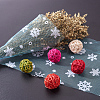 Snowflake Deco Mesh Ribbons OCOR-BC0006-05L-6