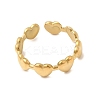 304 Stainless Steel Cuff Open Rings for Women LS-RJEW-P182-05G-2