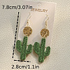 Alloy Acrylic Dangle Earrings FS-WG7F4A0-01-2