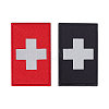 Gorgecraft 4Pcs 2 Colors Reflective First Aid Cross Patches PATC-GF0001-17-1