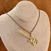 201 Stainless Steel Hollow Guitar Pendant Box Chain Necklaces LS-NJEW-M086-03G-5