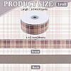 Polyester Tartan Ribbon OCOR-WH0105-098A-2