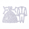 Wedding Suit and Bride Dress Carbon Steel Cutting Dies Stencils DIY-E024-08-3