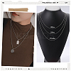 24Pcs 304 Stainless Steel Ball Chain Necklace Making NJEW-BBC0001-10A-5