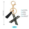 1Pc Resin Letter Keychains KEYC-TADJ0001-09X-3