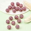 Polymer Clay Rhinestone Beads RB-H284-8MM-209-4
