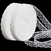 2 Rolls Polyester Flower Lace Ribbon OCOR-CY0002-87-1