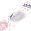 Round PVC Self-Adhesive Paper Stickers DIY-XCP0001-50-5