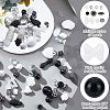 80G 2 Styles DIY Acrylic Beads & Pendants Mobile Phone Wrist Strap Making Finding Kit MACR-GO0001-07-5