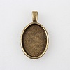 Vintage Tibetan Style Alloy Pendant Cabochon Settings LS-TIBEP-M018-57AB-NF-1