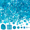 8 Styles Transparent Glass Beads GLAA-SP0001-54-1