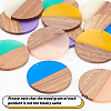 DIY Wooden Dangle Earring Making Kits DIY-OC0006-92-4