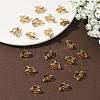 SHEGRACE Brass Clip-on Earring Findings XGR0141G-138G-4